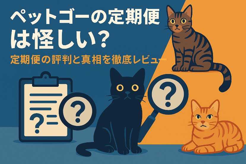 ペットゴーの定期便は怪しい？定期便の評判と真相を徹底レビュー