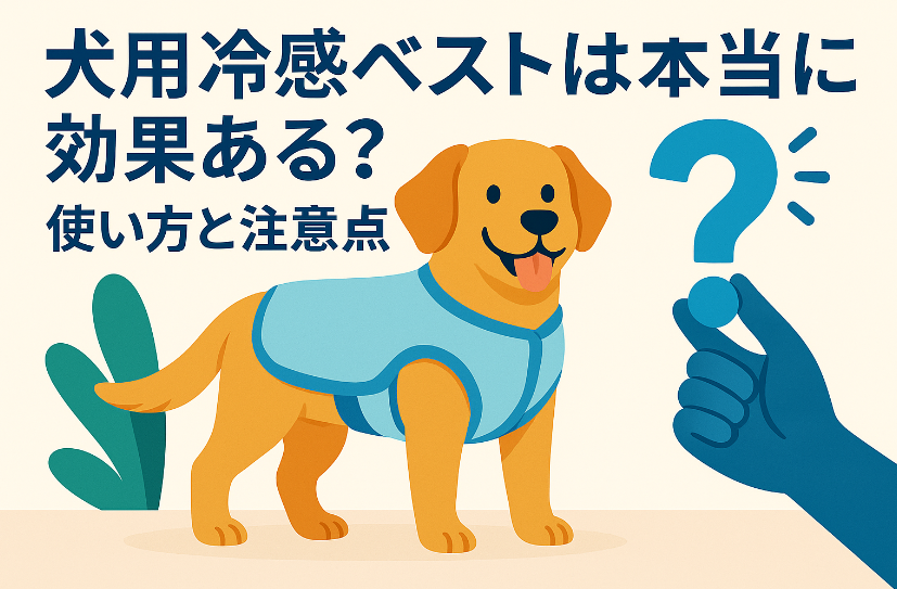 夏の散歩に犬用冷感ベストは効果的？正しい使い方と注意点