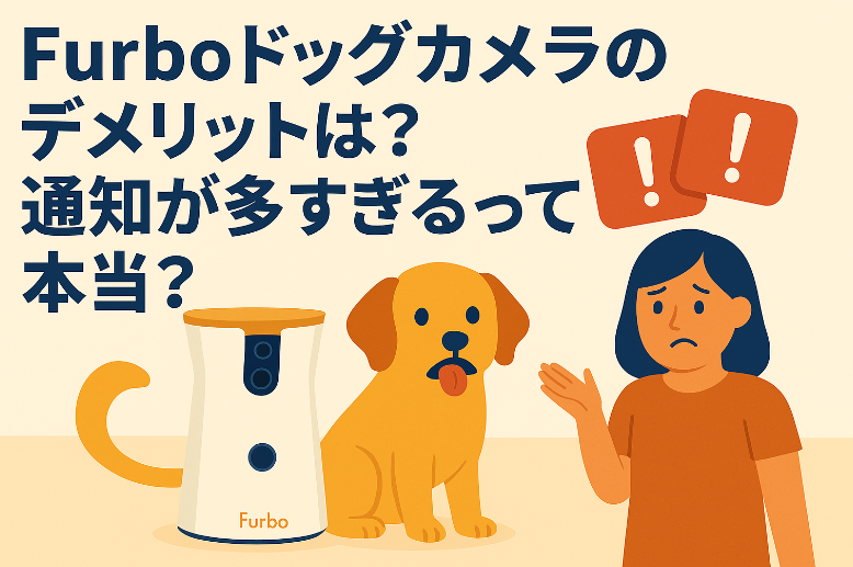 Furboドッグカメラのデメリットは？通知が多すぎるって本当？